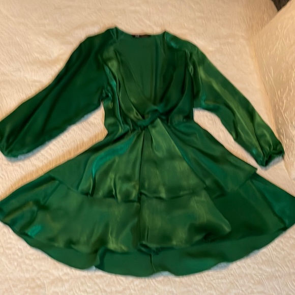 Zara | Dresses | Zara Green Dress Like New | Poshmark